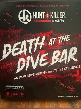 Hunt A Killer "Death at the Dive Bar" Immersive Mystery Game